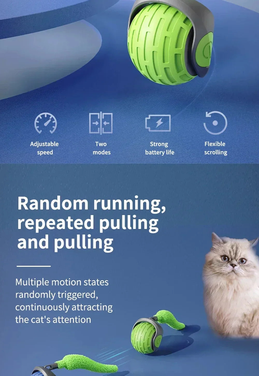 Automatic Rolling Ball Cat Toys