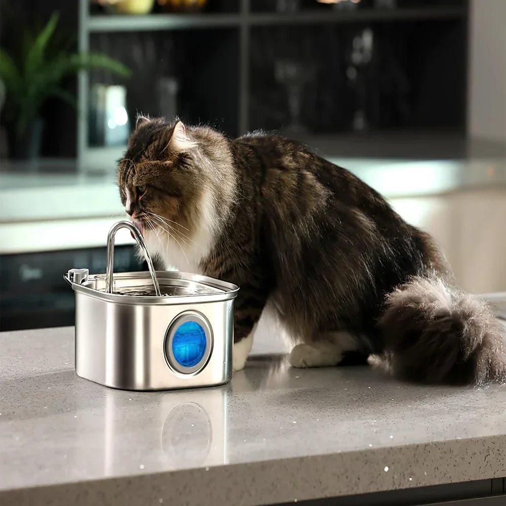 PawfectSnuggle Stainless Steel Water Fountain