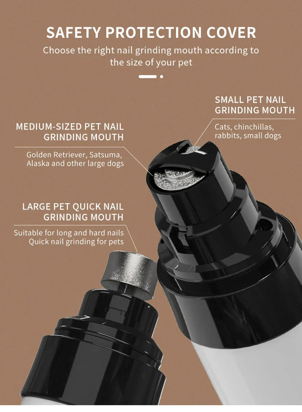 Electric Ultra Nail Grinder for Cat Paws