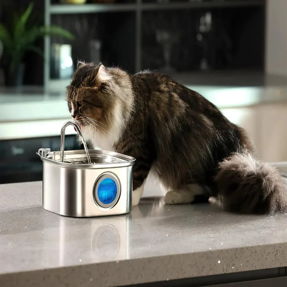 PawfectSnuggle Stainless Steel Water Fountain