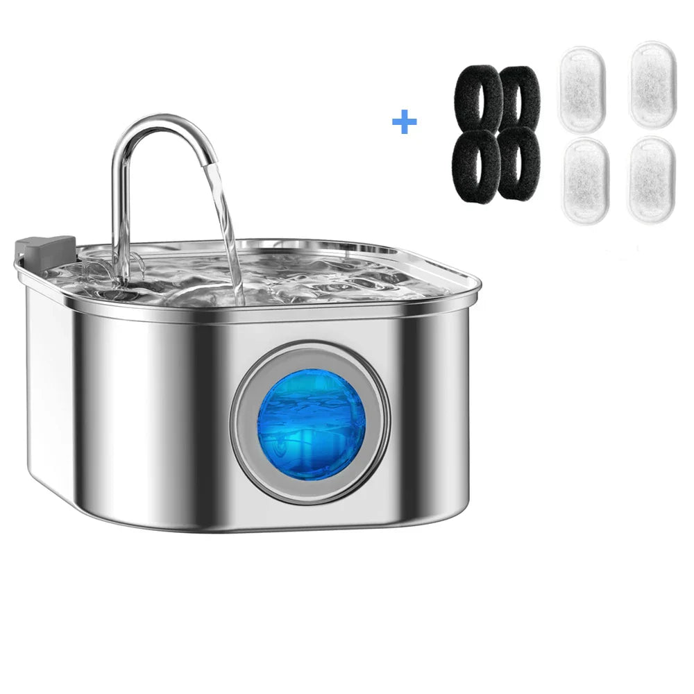 PawfectSnuggle Stainless Steel Water Fountain