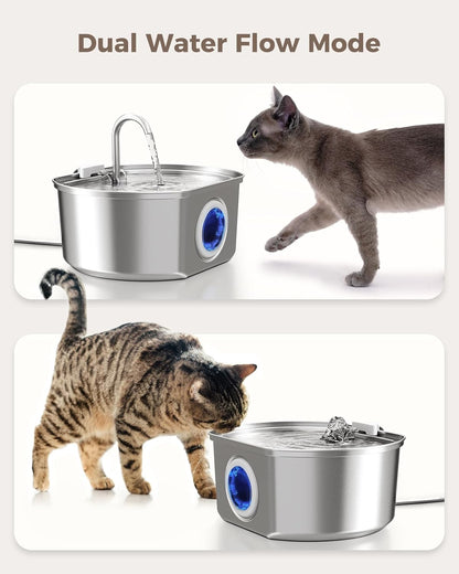 PawfectSnuggle Stainless Steel Water Fountain
