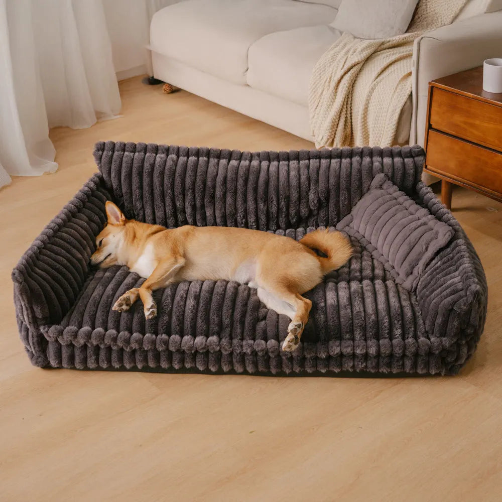 Large Washable Fluffy Orthopedic Soft Dog Pillow Dog Sofa